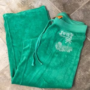 Juicy Couture terry cloth ankle pant